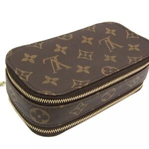 Louis Vuitton Monogram Vintage Makeup Jewelry Travel Case